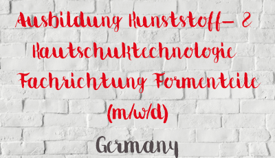 BIG Spielwarenfabrik Ausbildung Kunststofftechnologie Fachrichtung Formenteile
