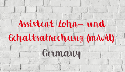 Simba Dickie Group Assistent Lohn und Gehaltsabrechnung