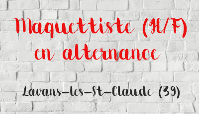 Maquettiste en alternance