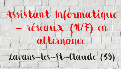 Assistant Informatique-réseau