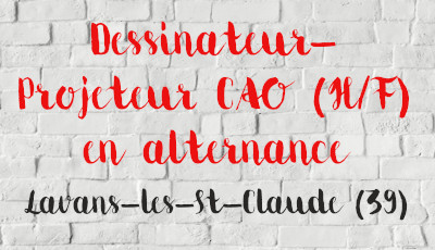 dessinateur projeteur cao alternance
